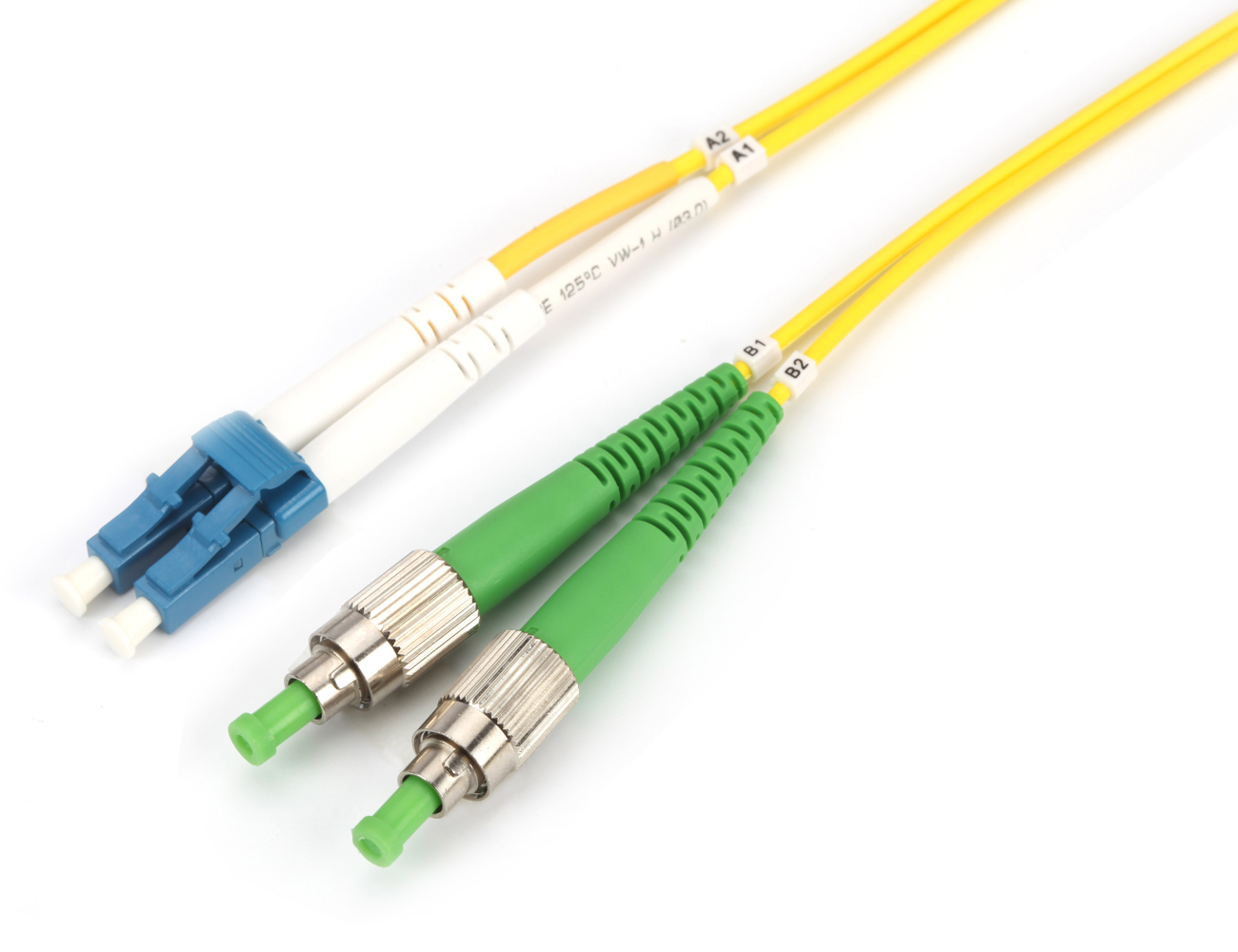 LC/PC-FC/APC 9/125 SM DX L:X FO PATCHCORD - TTAF Fiber Optik